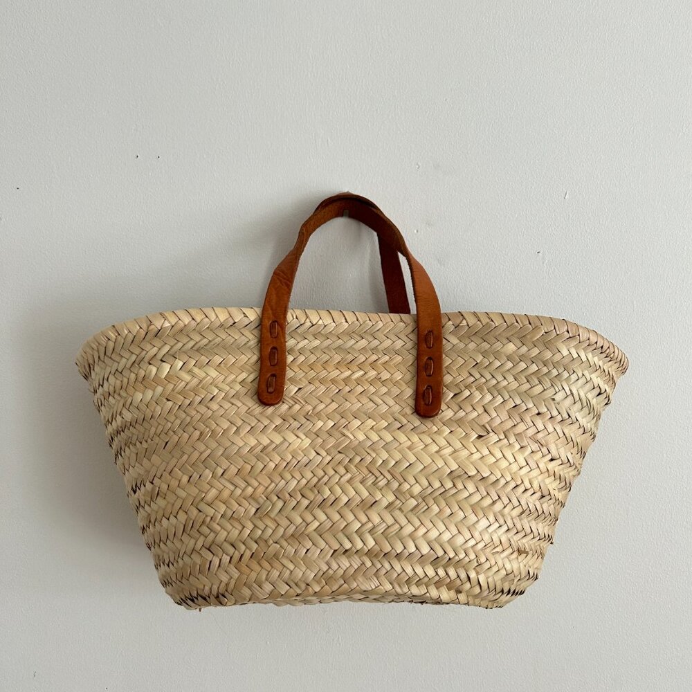 Handmade Straw Basket Bag